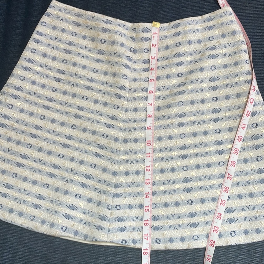 J.CREW JACQUARD FLARE SKIRT - Picture 9 of 14